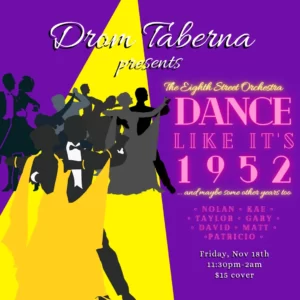 Poster for Nov 18 - Dance Like It's 1952